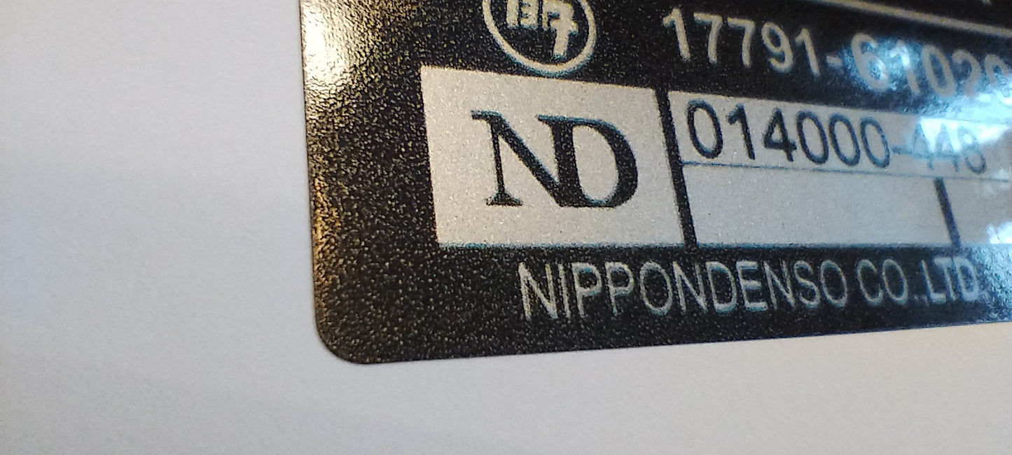decal for Toyota air cleaner