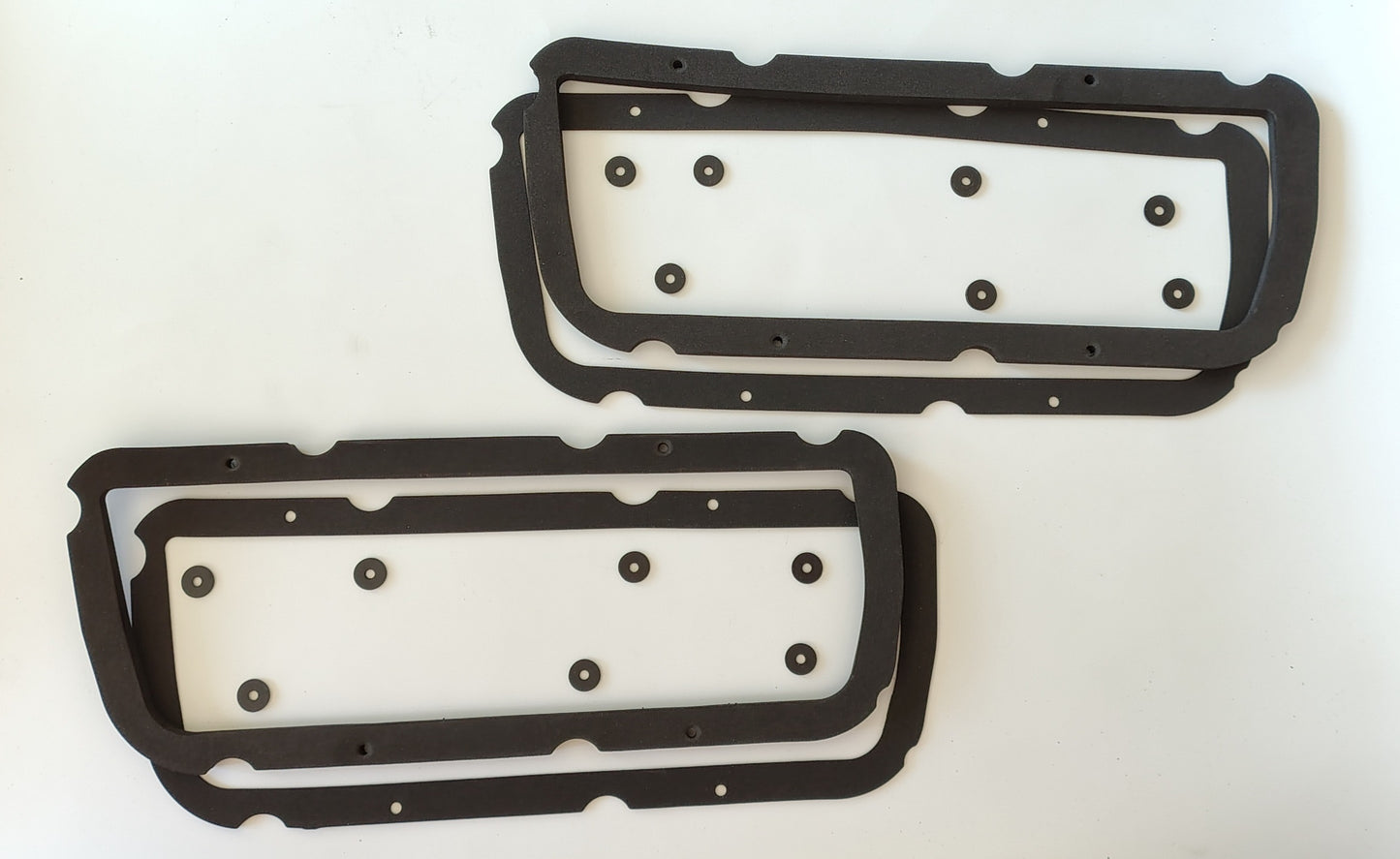 Gaskets for the tail lights of a Toyota Corolla KE25.