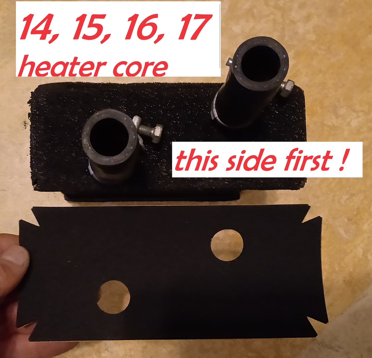 complete heater rebuild kit for blower, air duct and heater Toyota landcruiser FJ40