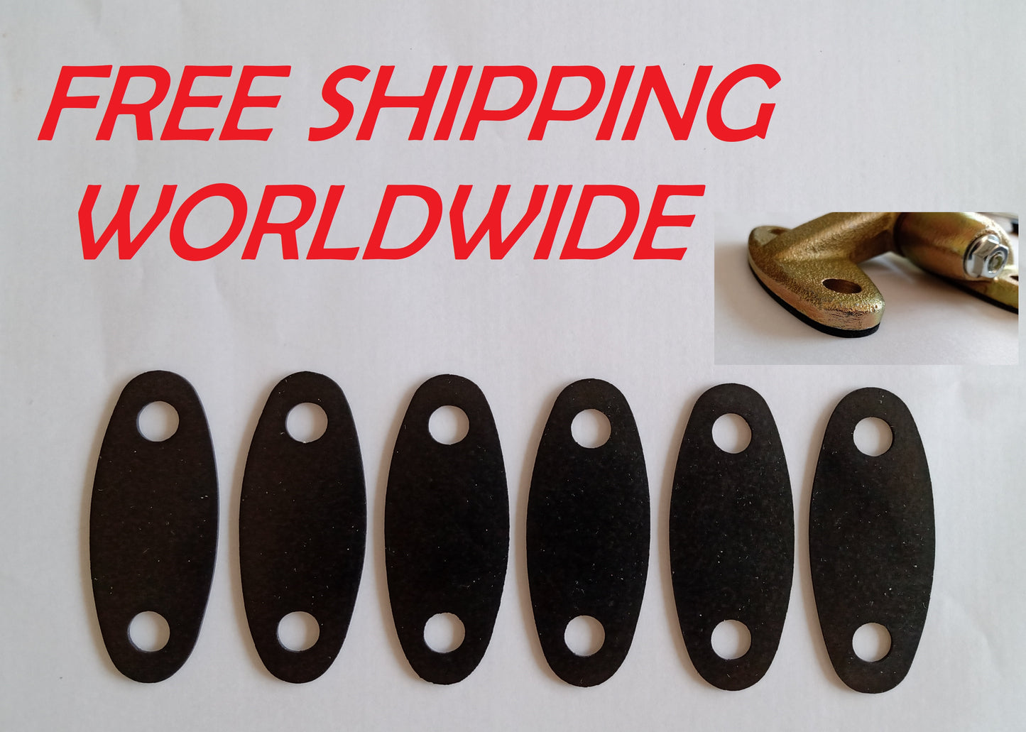 Land Rover Defender & series rear door hinge rubber gasket set of 6