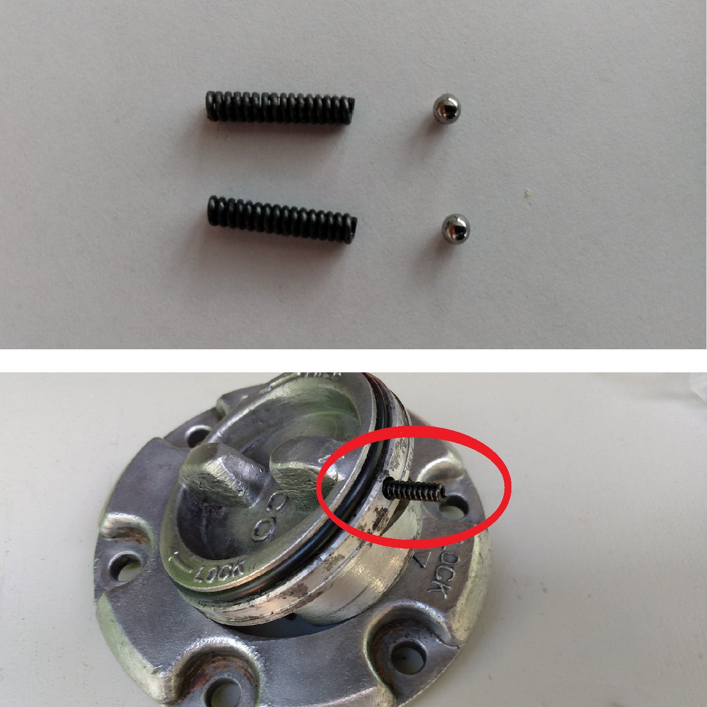 detent kit for AISIN locking hub