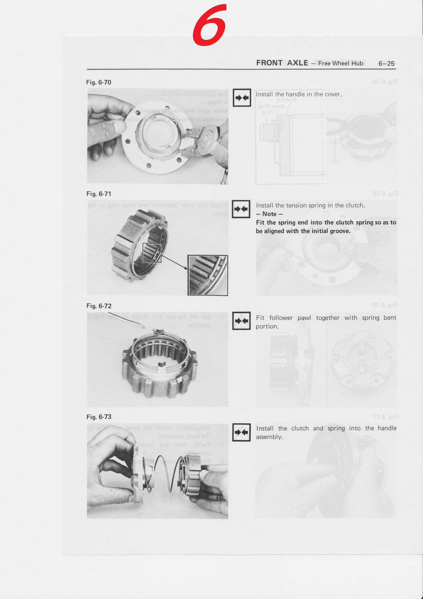 maintenance manual for Aisin locking hubs page 6.