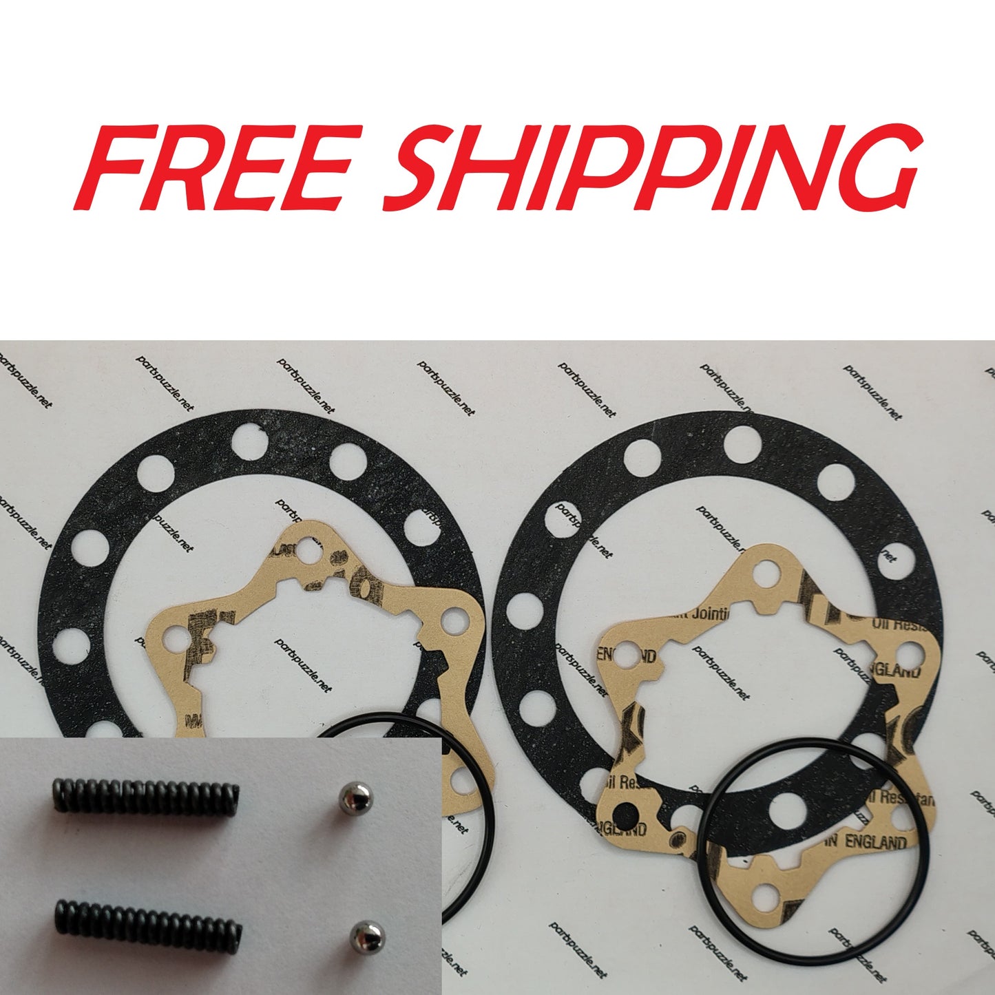 Aisin locking hub rebuild kit including detent ball and spring.