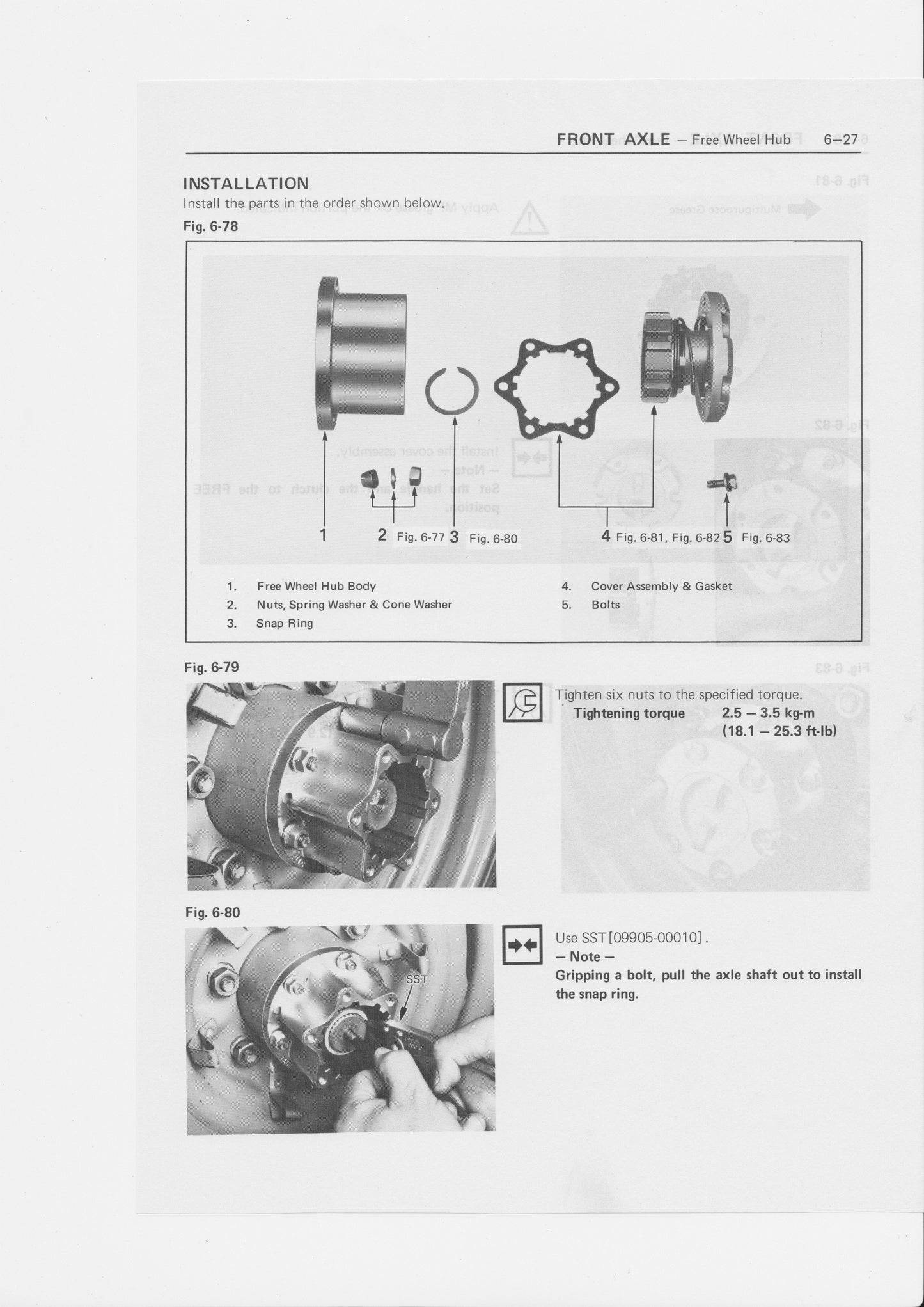 AISIN locking hub gasket kit Isuzu 4x4 FHG-001