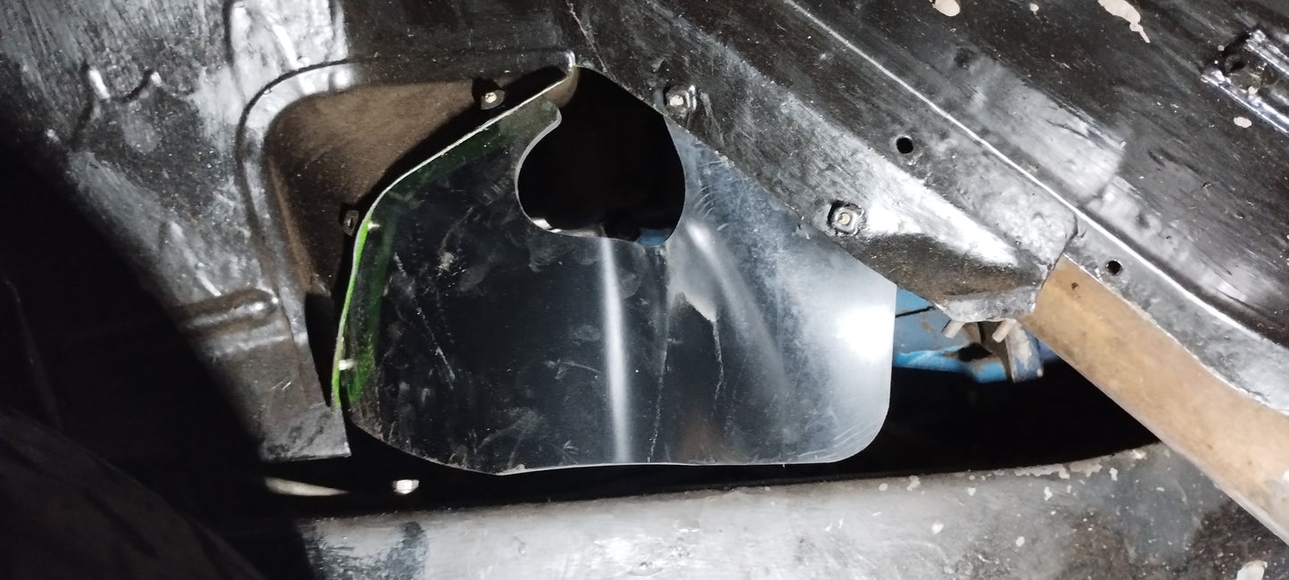 cover shock absorber and steering gear + radiator support, bib hinge, side step shim kit Toyota Landcruiser FJ40