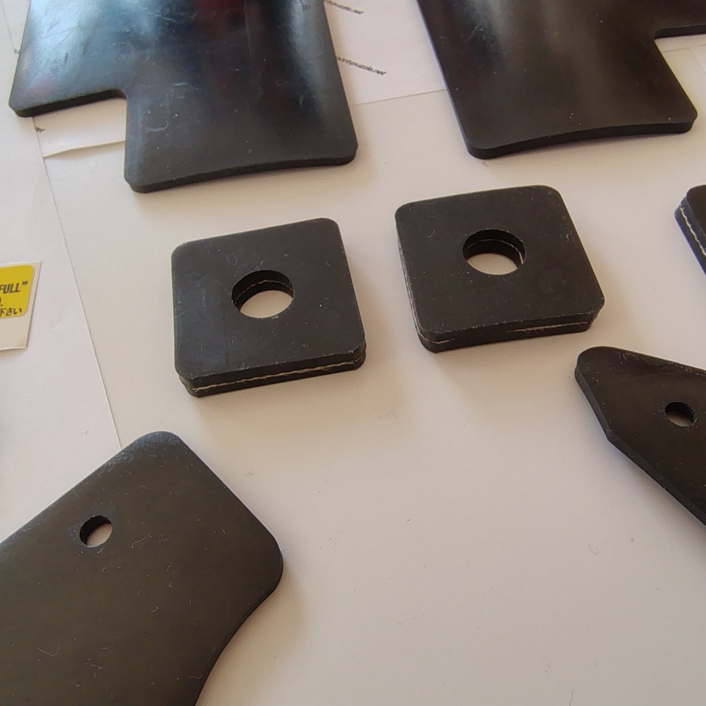 cover shock absorber and steering gear + radiator support, bib hinge, side step shim kit Toyota Landcruiser FJ40