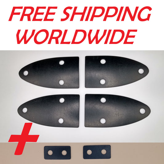 Set of 6 gaskets for the hood hinges of a Toyota Landcruiser FJ40.
