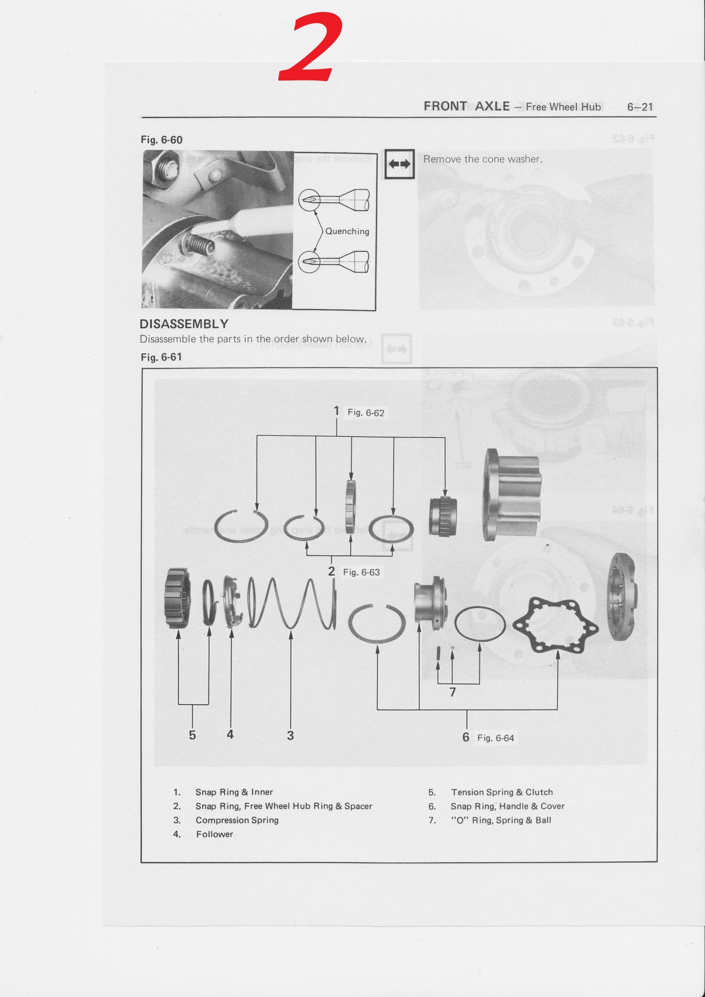 AISIN locking hub rebuild kit