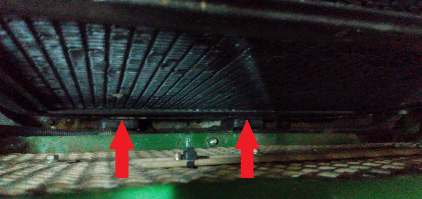 2x rubber shim radiator support Toyota Landcruiser FJ40 + 4x cushion radiator brace rod + free "COOLANT" decal