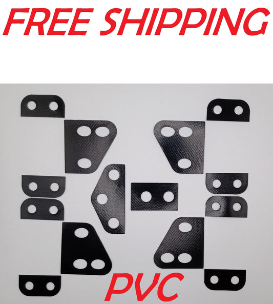 PVC gasket kit hinge and latch rear half doors Toyota Landcruiser FJ40