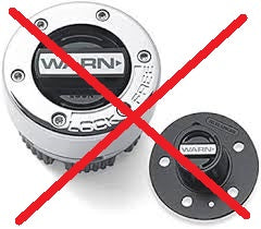 WARN SE206 4000 V-shaped dial selector seal rings for Premium and M series locking hubs