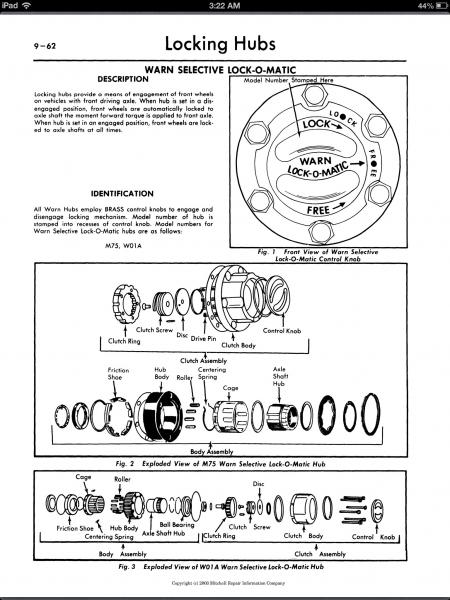 WARN SE206 4000 V-shaped dial selector seal rings for M series & premium series locking hubs