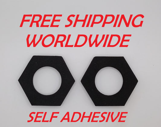 2x selfadhesive seal window regulator Toyota Landcruiser FJ40